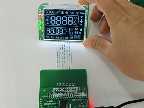 Segment type VA lcd display module